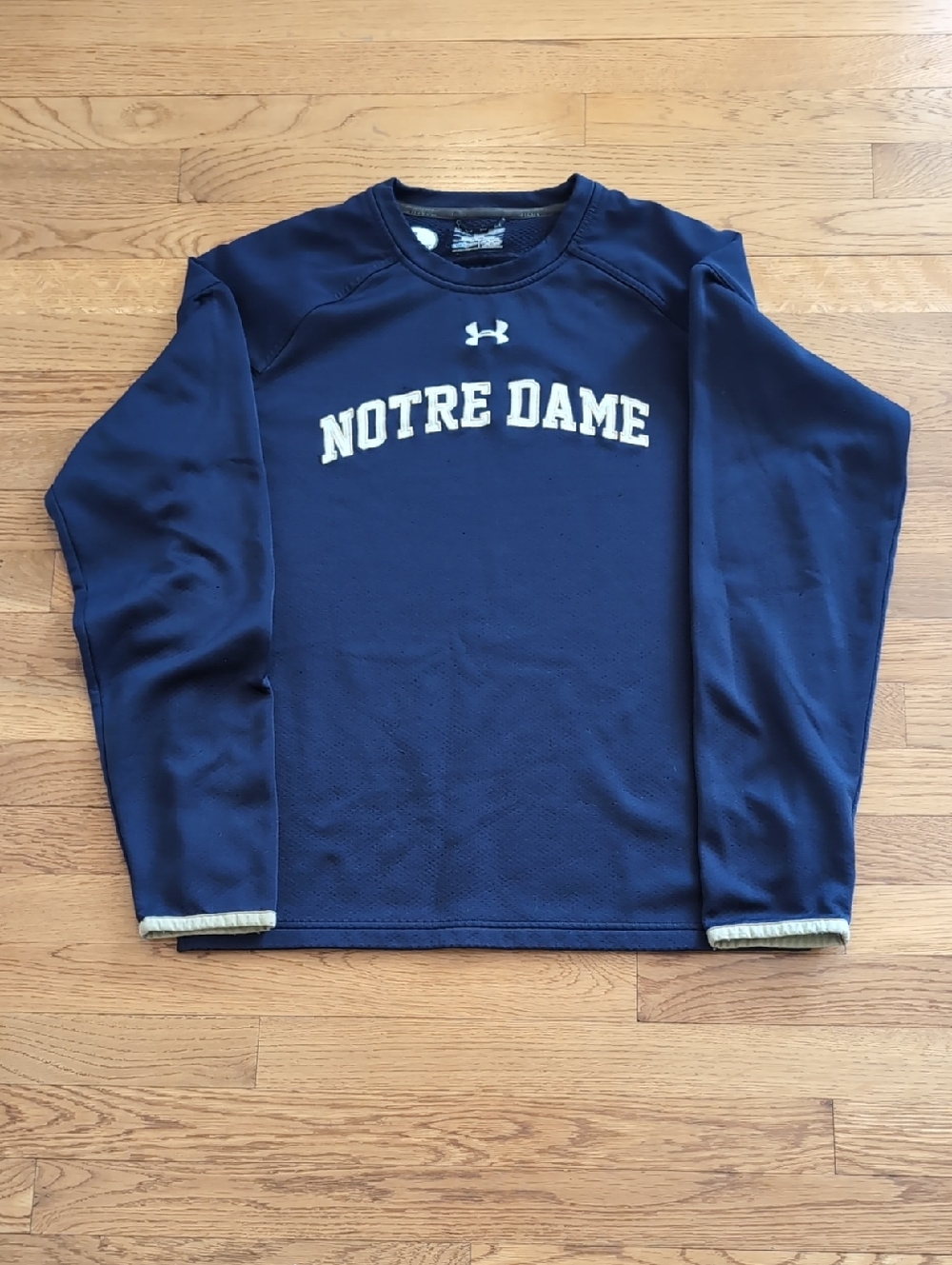 Under Armour Navy Blue Notre Dame Sweatshirt